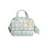 FRASQUEIRA TERMICA VICKY BEAR XADREZ - MENTA - MASTERBAG