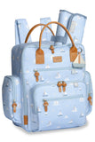 KIT DIA A DIA URBAN BARQUINHOS ESTAMPADA - AZUL - MASTERBAG