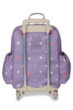 MOCHILA DE RODINHAS + LANCHEIRA KIDS UNICÓRNIO - ROXO - MASTERBAG KIDS