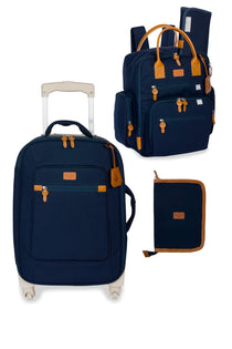 KIT MATERNIDADE 3 PÇS CLASSIC - MARINHO