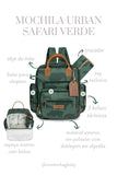 MOCHILA URBAN SAFARI - VERDE