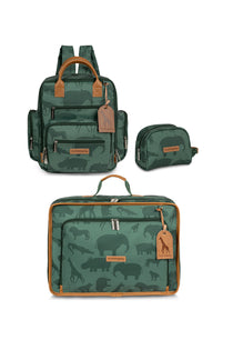 KIT VIAGEM DE FIM DE SEMANA SAFARI - VERDE - MASTERBAG