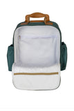 MOCHILA DE RODINHA + LANCHEIRA KIDS - LEÃO - VERDE - MASTERBAG KIDS
