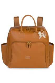 MOCHILA VINTAGE CAVALINHO LISA - CARAMELO