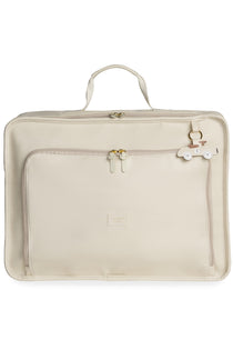 MALA VINTAGE CARRINHOS - MARFIM - MASTERBAG