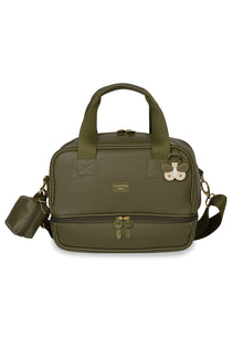 FRASQUEIRA TÉRMICA VICKY BORBOLETAS - OLIVA - MASTERBAG