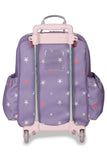 MOCHILA DE RODINHA KIDS UNICÓRNIO - ROXO - MASTERBAG