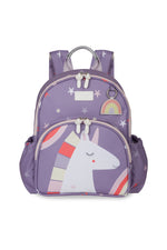 MOCHILA KIDS + LANCHEIRA  - UNICÓRNIO - ROXO - MASTERBAG KIDS