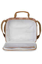 MOCHILA KIDS + LANCHEIRA - COGUMELOS - CARAMELO - MASTERBAG KIDS
