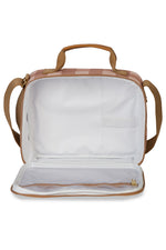 KIT MOCHILA KIDS + LANCHEIRA - COGUMELOS - CARAMELO