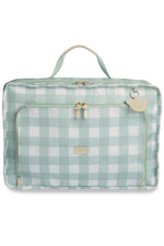 KIT VIAGEM DE FIM DE SEMANA - BEAR XADREZ - MENTA - MASTERBAG