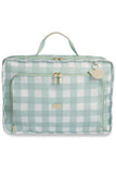 KIT VIAGEM DE FIM DE SEMANA - BEAR XADREZ - MENTA - MASTERBAG