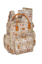 KIT VIAGEM DE FIM DE SEMANA CAVALINHOS ESTAMPADA - BEGE - MASTERBAG