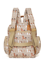 KIT VIAGEM DE FIM DE SEMANA CAVALINHOS ESTAMPADA - BEGE - MASTERBAG
