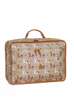 KIT VIAGEM DE FIM DE SEMANA CAVALINHOS ESTAMPADA - BEGE - MASTERBAG