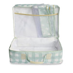 MALA VINTAGE BEAR XADREZ - MENTA