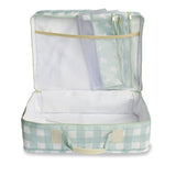 MALA VINTAGE BEAR XADREZ - MENTA