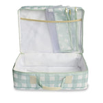 MALA VINTAGE BEAR XADREZ - MENTA - MASTERBAG