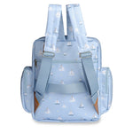 MOCHILA URBAN BARQUINHOS ESTAMPADA - AZUL
