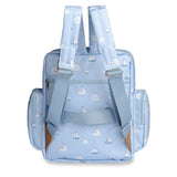 MOCHILA URBAN BARQUINHOS ESTAMPADA - AZUL
