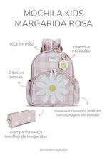 MOCHILA KIDS MARGARIDA - ROSA