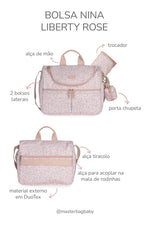 BOLSA NINA LIBERTY - ROSE - MASTERBAG