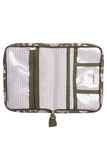 PORTA CARTEIRA DE VACINAÇÃO BORBOLETAS - OLIVA - MASTERBAG