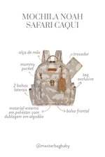 MOCHILA NOAH SAFARI - CAQUI - MASTERBAG