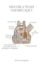 MOCHILA NOAH SAFARI - CAQUI
