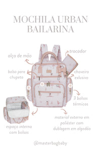 MOCHILA URBAN BAILARINA - ROSE