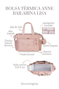 BOLSA TÉRMICA ANNE BAILARINA LISA - ROSE