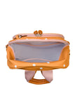 MOCHILA KIDS ARCO-ÍRIS BOHO - MOSTARDA