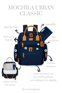 MOCHILA URBAN CLASSIC - MARINHO