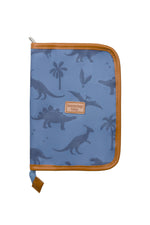PORTA CARTEIRA DE VACINAÇÃO DINOSSAURO - AZUL - MASTERBAG