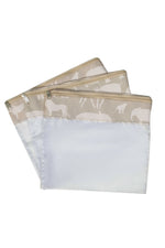 KIT MATERNIDADE 3 PÇS SAFARI - CAQUI - MASTERBAG