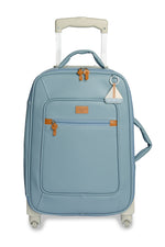 KIT MATERNIDADE 4 PÇS BARQUINHOS LISA - AZUL - MASTERBAG