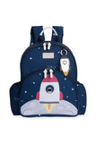 MOCHILA KIDS + LANCHEIRA - ESPAÇO -  MARINHO - MASTERBAG KIDS