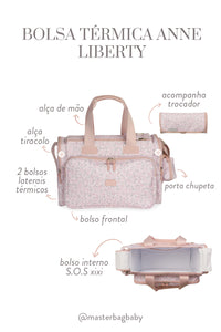 BOLSA TÉRMICA ANNE LIBERTY - ROSE