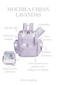 MOCHILA URBAN LAVANDAS