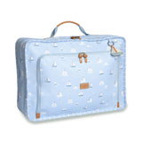 MALA VINTAGE BARQUINHOS ESTAMPADA - AZUL - MASTERBAG