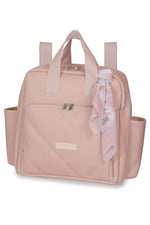 MOCHILA PASSEIO FLORA PVC - ROSE