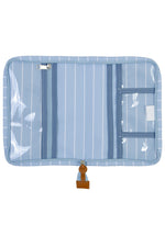 KIT MATERNIDADE 3 PÇS  BARQUINHOS LISA - AZUL - MASTERBAG