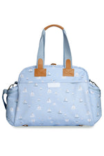 KIT MATERNIDADE  3 PÇS BARQUINHOS ESTAMPADA - AZUL - MASTERBAG
