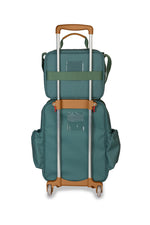 MOCHILA DE RODINHA + LANCHEIRA KIDS - LEÃO - VERDE - MASTERBAG KIDS