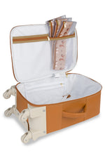 KIT MATERNIDADE 3 PÇS CAVALINHOS LISA - CARAMELO