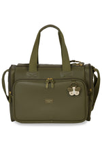 BOLSA TÉRMICA ANNE BORBOLETAS - OLIVA