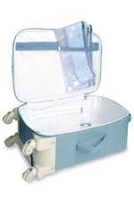 KIT MATERNIDADE 3 PÇS  BARQUINHOS LISA - AZUL - MASTERBAG