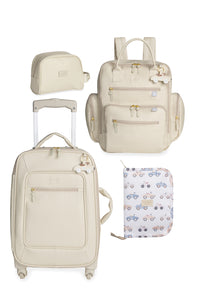 KIT MATERNIDADE 4 PÇS CARRINHOS - MARFIM