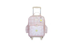 MOCHILA DE RODINHAS + LANCHEIRA KIDS MARGARIDA - ROSA - MASTERBAG KIDS