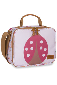 KIT MOCHILA DE RODINHA + LANCHEIRA KIDS - JOANINHA - ROSA